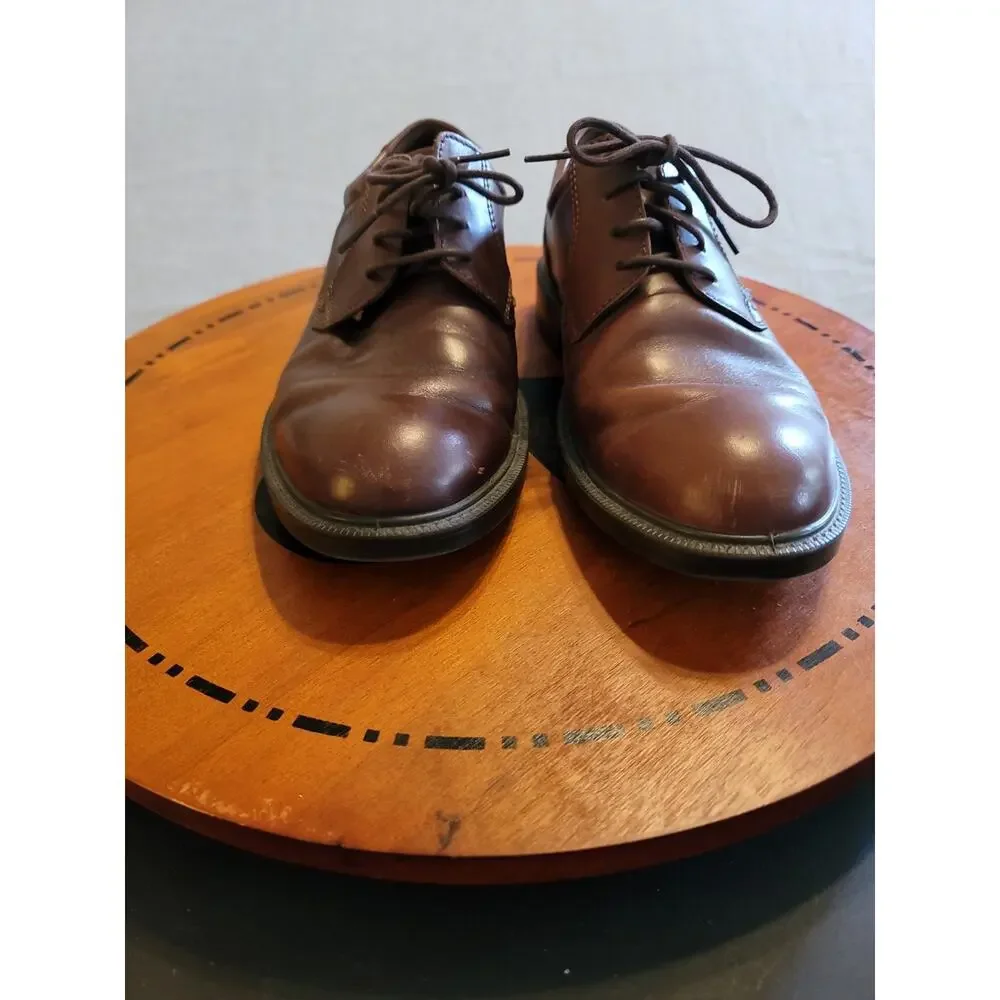 ECCO Helsinki Classic Oxford Dress Shoes in brown leather Size 7
